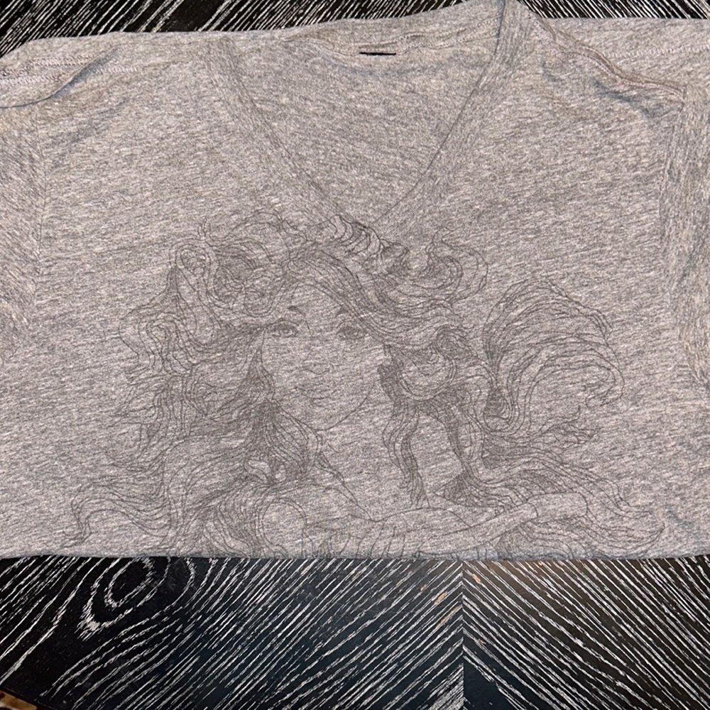 Obey, Grey, Large, V-neck